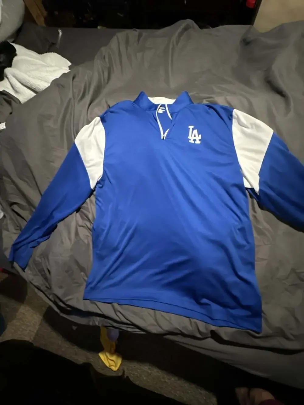 Fanatics Los Angeles Dodgers Men's Quarter-Zip Pullover Performance Jacket